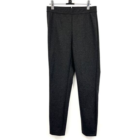 J. Crew Pants Women's Any Day in Eco Ponte Heather Charcoal Medium Petite - Picture 2 of 6